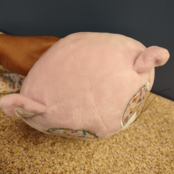 βideal toys Pink Cat Kitten Kitty Sprinkle Sitting Long tail Plush 19in - Picture 9 of 17